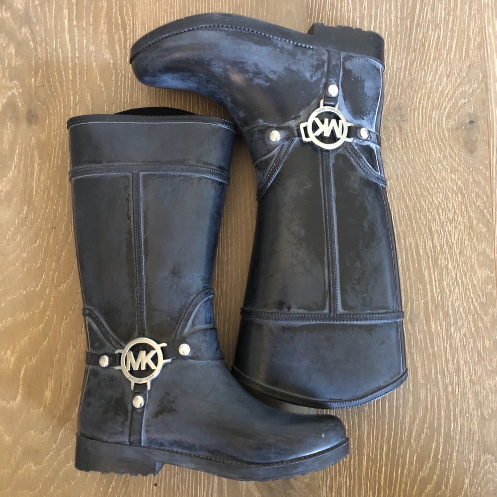 Michael Kors Brea Fulton Girls Rain Boots Size 2